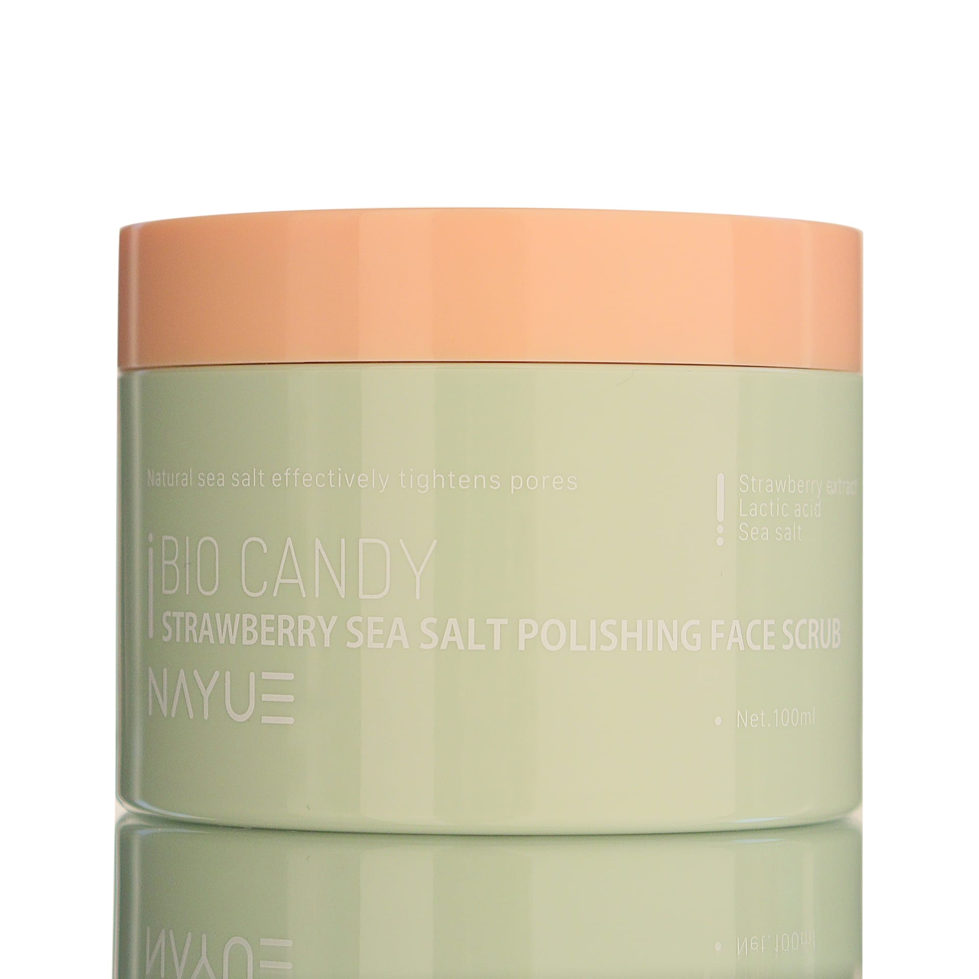 NAYUE Strawberry Sea Salt Polishing Face Scrub by Nayue Cosmetics