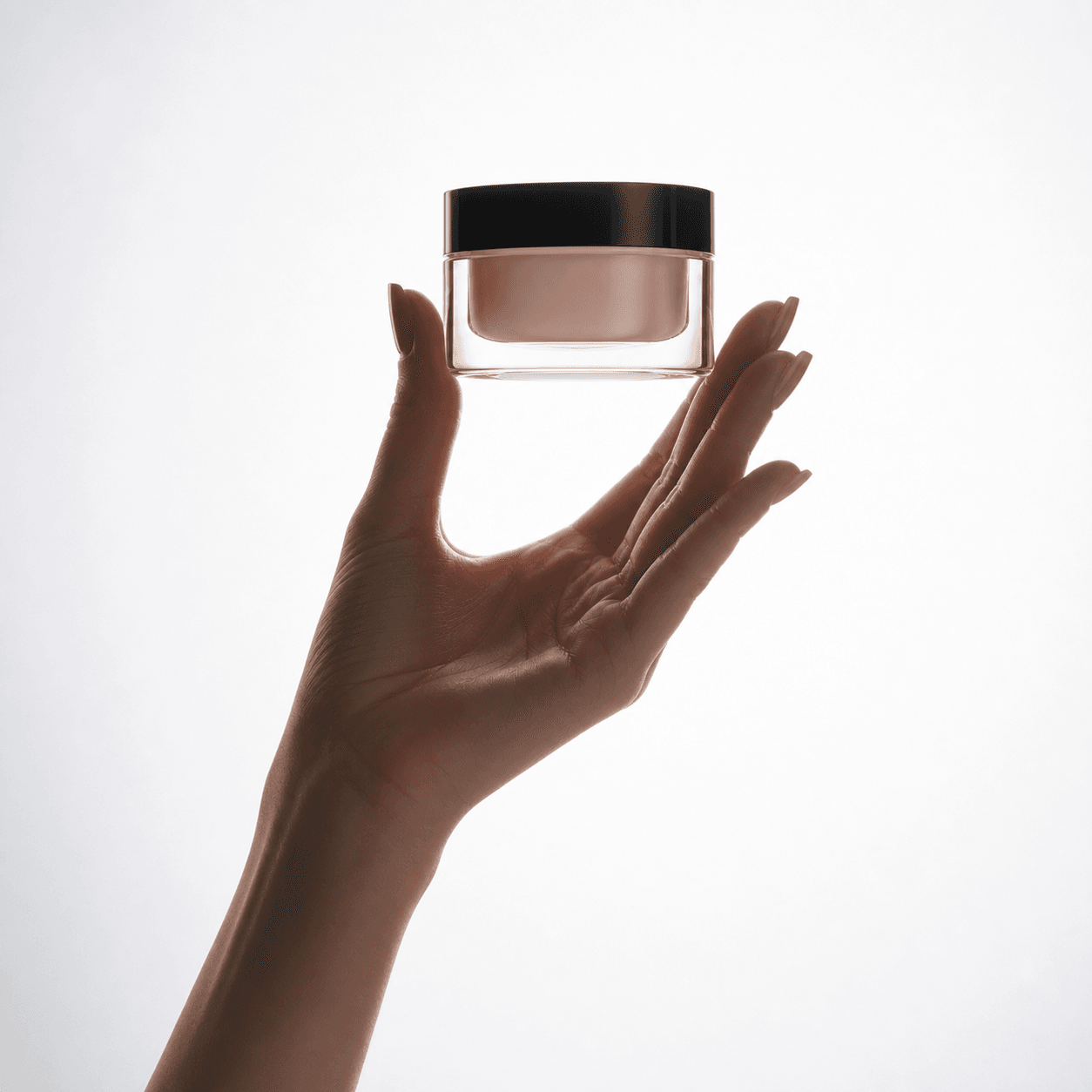 Cream skincare texture