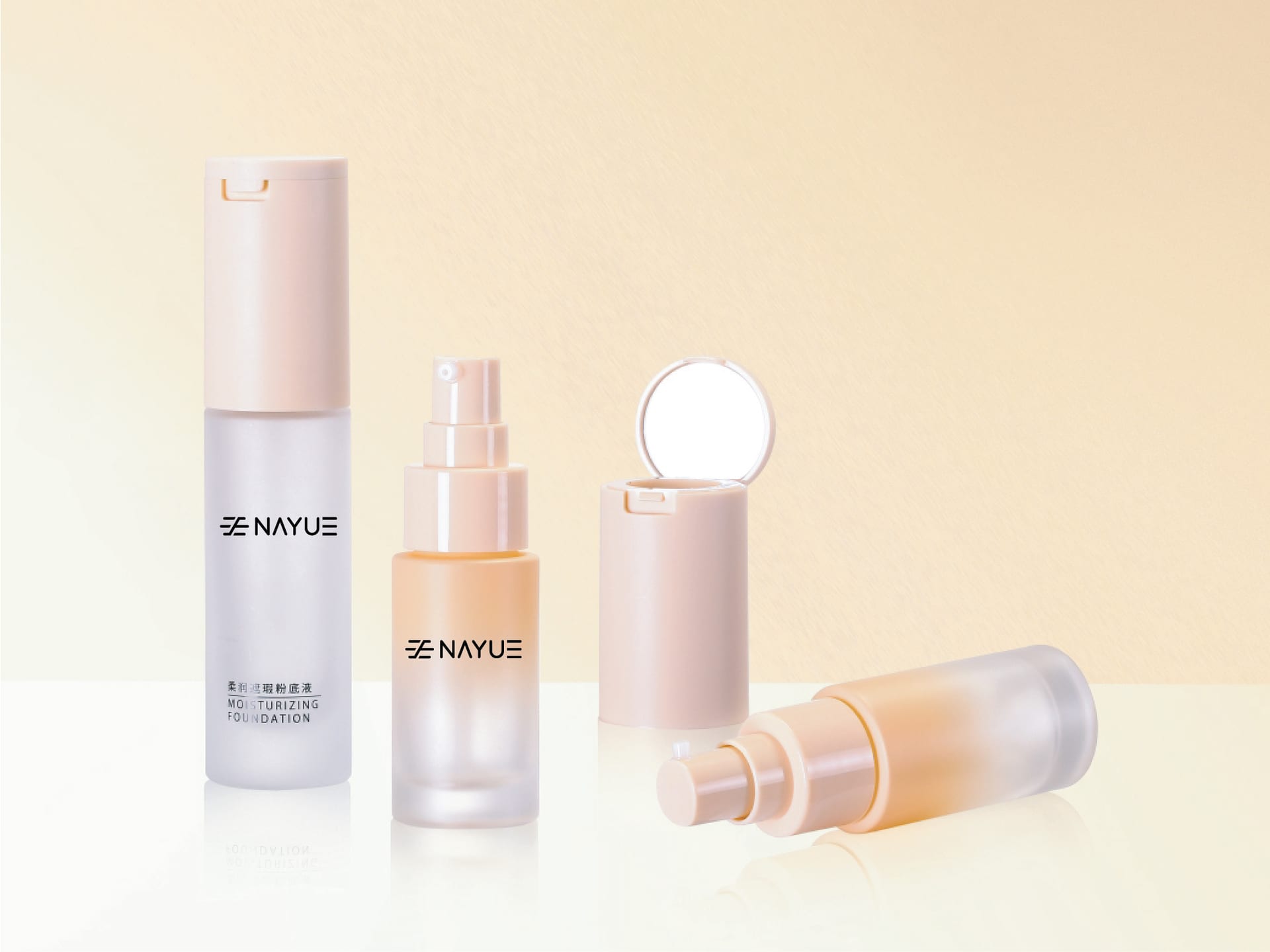 NAYUE Glass Package 14 cosmetic packaging