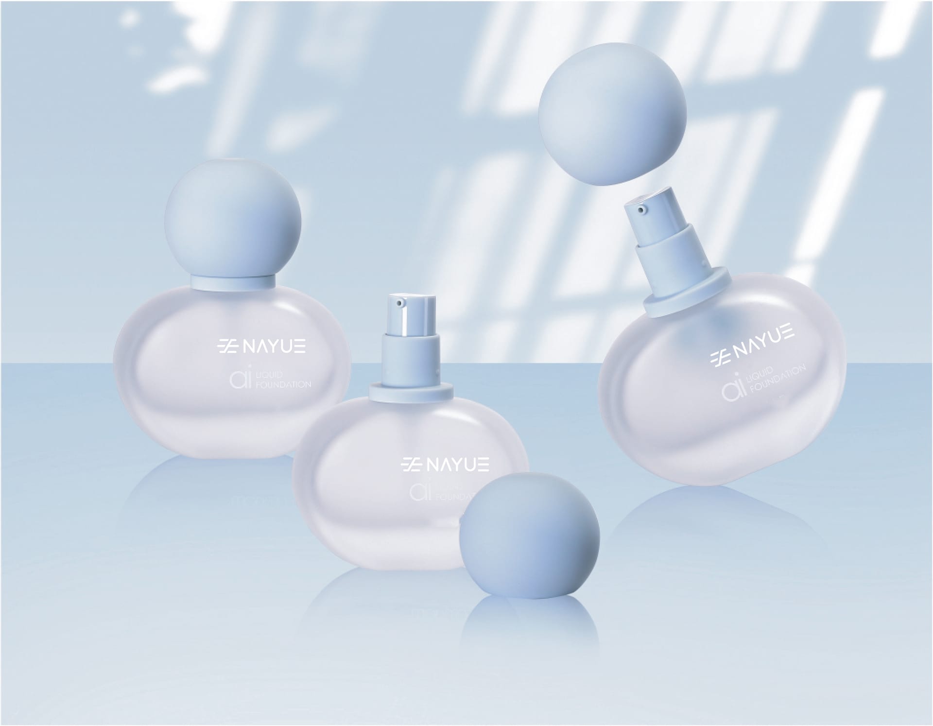 NAYUE Glass Package 18 cosmetic packaging